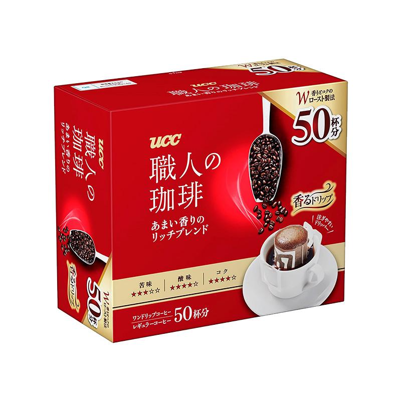 UCC 職人咖啡 濾掛式咖啡 掛耳式咖啡 滴漏式咖啡 濃厚混合 50p入/100p入