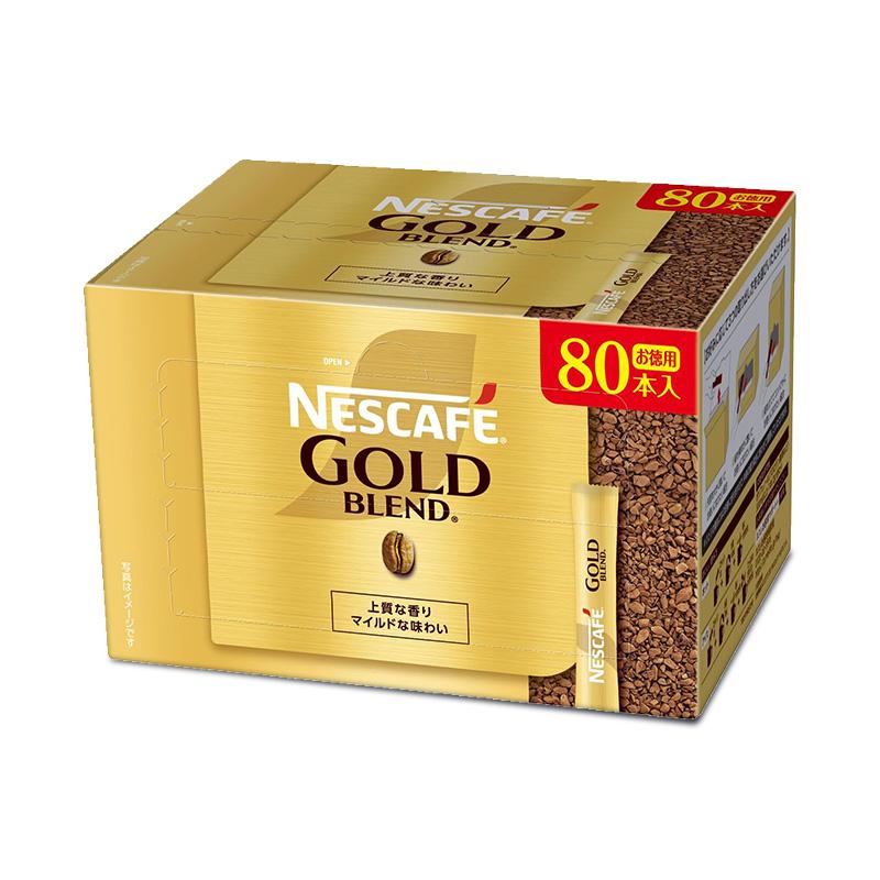 NESCAFE GOLD BLEND 即溶咖啡 黑咖啡 無糖 隨身包 80入