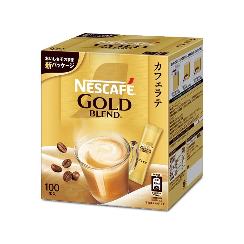 NESCAFE GOLD BLEND 雀巢金牌 低卡 拿鐵 三合一咖啡 100入