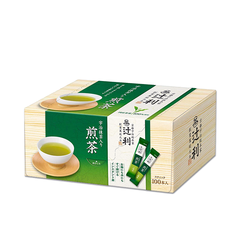 辻利 宇治抹茶入り煎茶 隨身包 100袋入