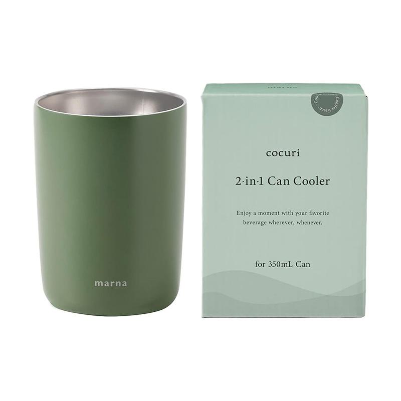 marna cocuri 2in1 真空二重結構 保冷杯 350ml K796