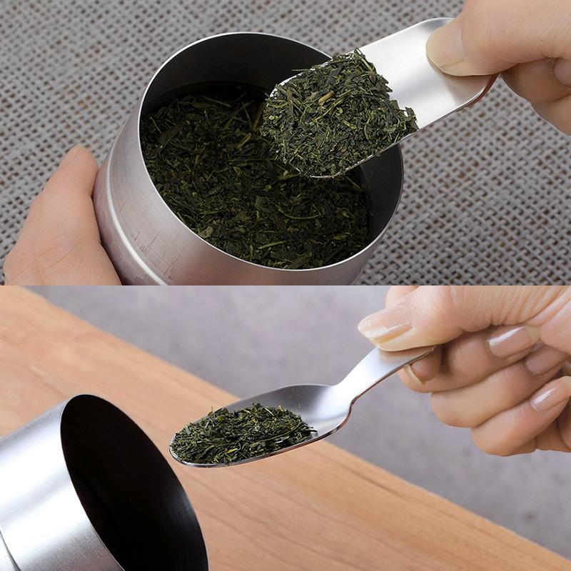 KOGU 茶考具 不銹鋼 茶匙 茶葉匙