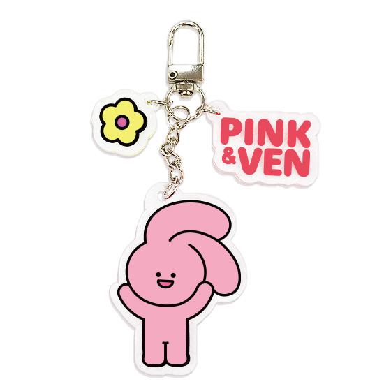 【PINK＆VEN】壓克力鑰匙圈