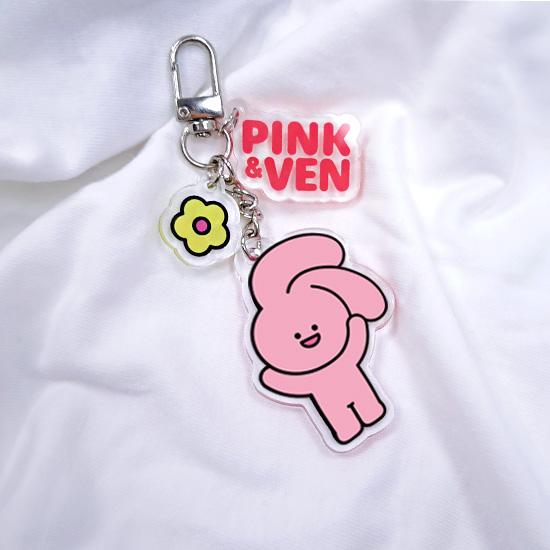 【PINK＆VEN】壓克力鑰匙圈