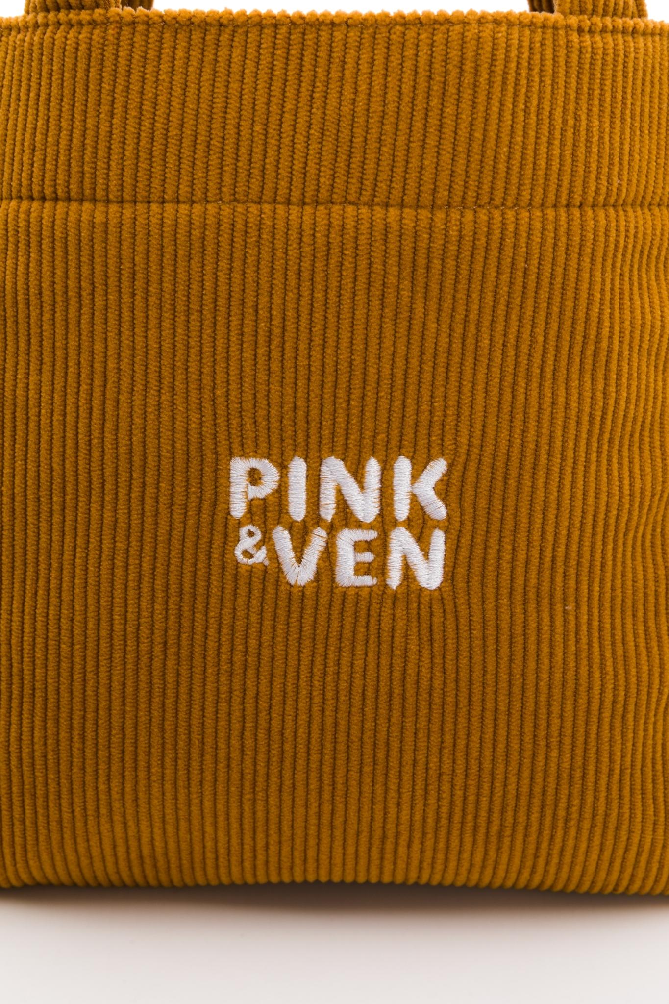 【PINK＆VEN】燈芯絨提袋