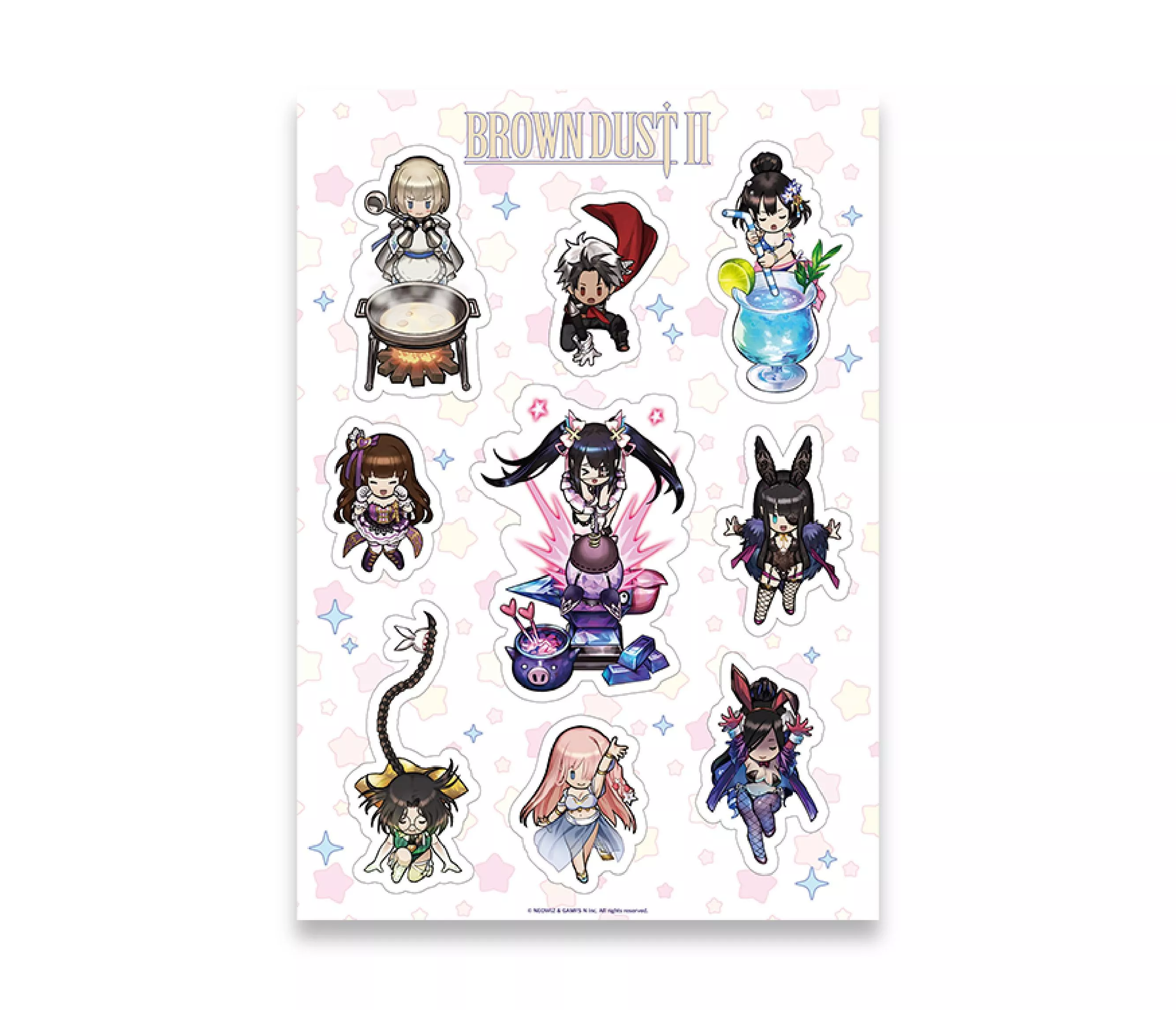 棕色塵埃2-SD角色貼紙