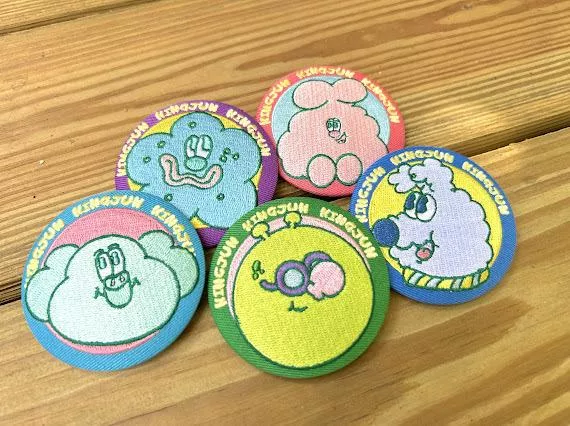 KINGJUN刺繡盲抽徽章