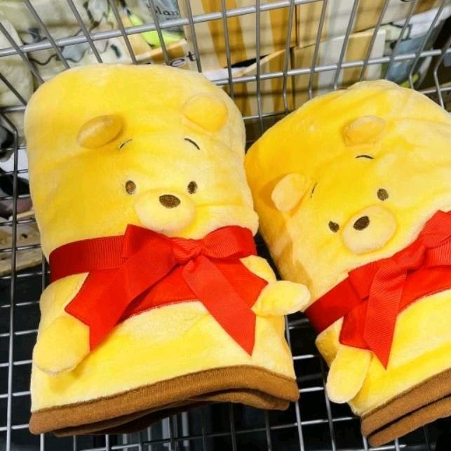 現貨聖誕禮品~日本小熊維尼毛毯