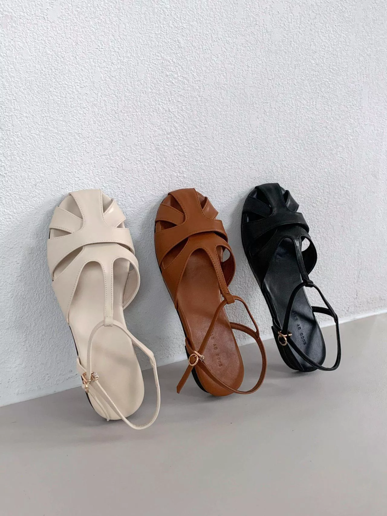 羅馬度假編織涼鞋 #5915