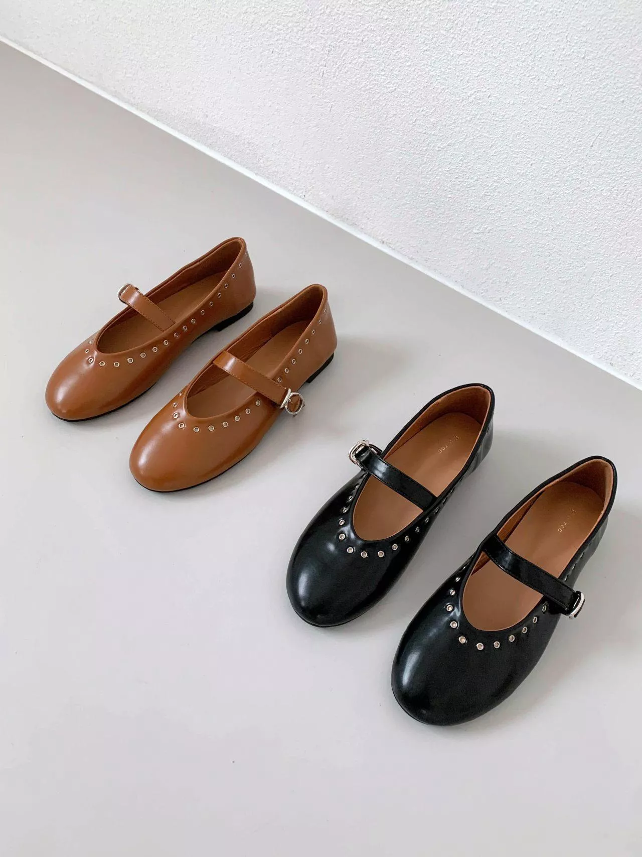 個性鏤空金屬洞瑪莉珍鞋 #1404