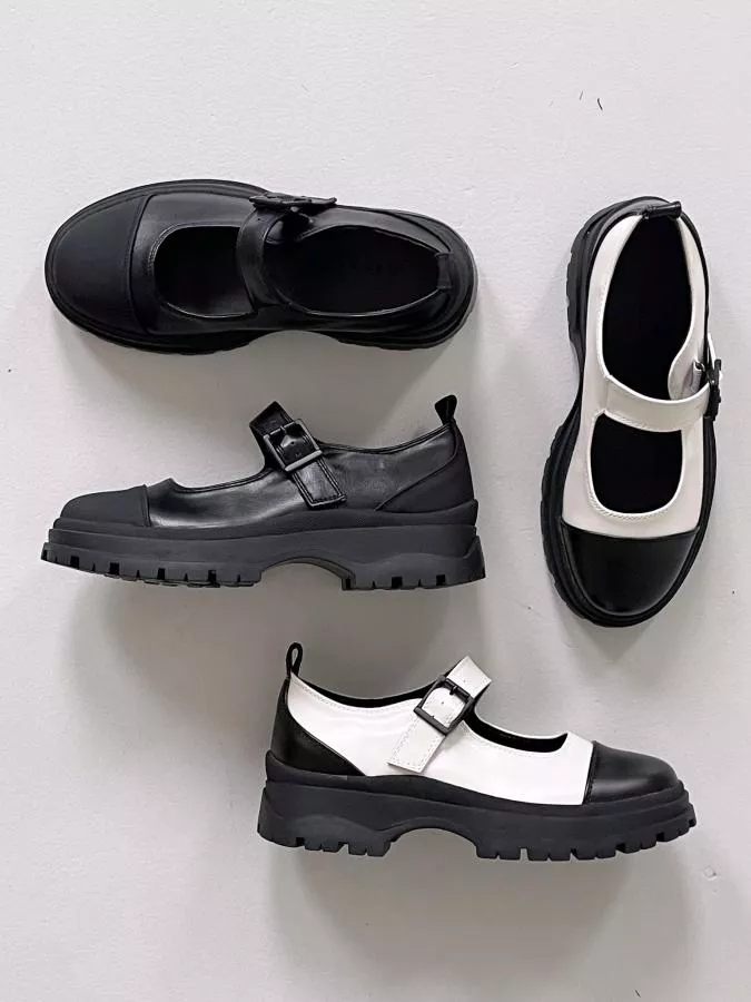 人氣推薦💖舒適厚底增高瑪莉珍休閒鞋 #196