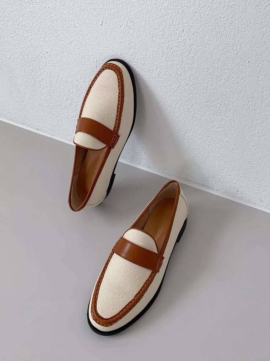 焦糖色包邊樂福鞋 #5903