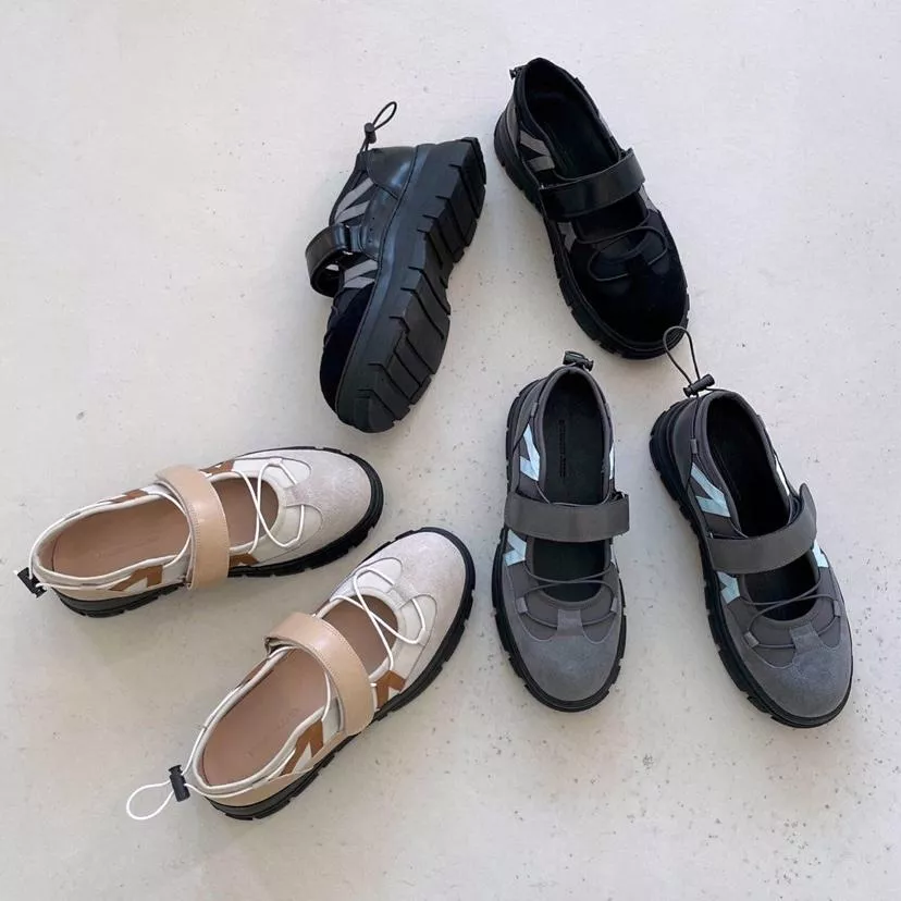 韓國空運🇰🇷【人氣熱銷】🌸 綁帶瑪莉珍運動鞋 💕 顯瘦百搭好穿 #366