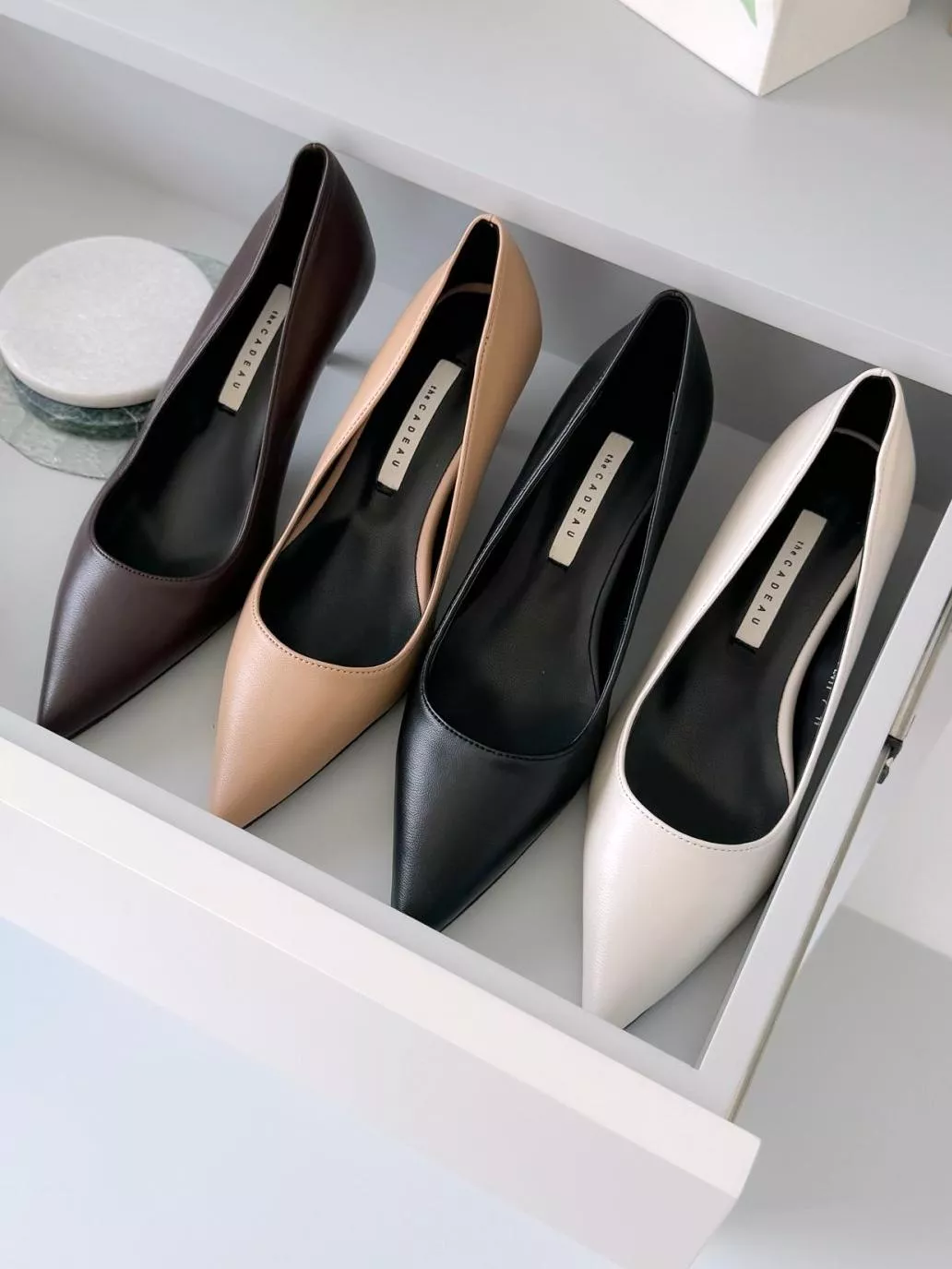 秋冬色系尖頭高跟鞋 #2411