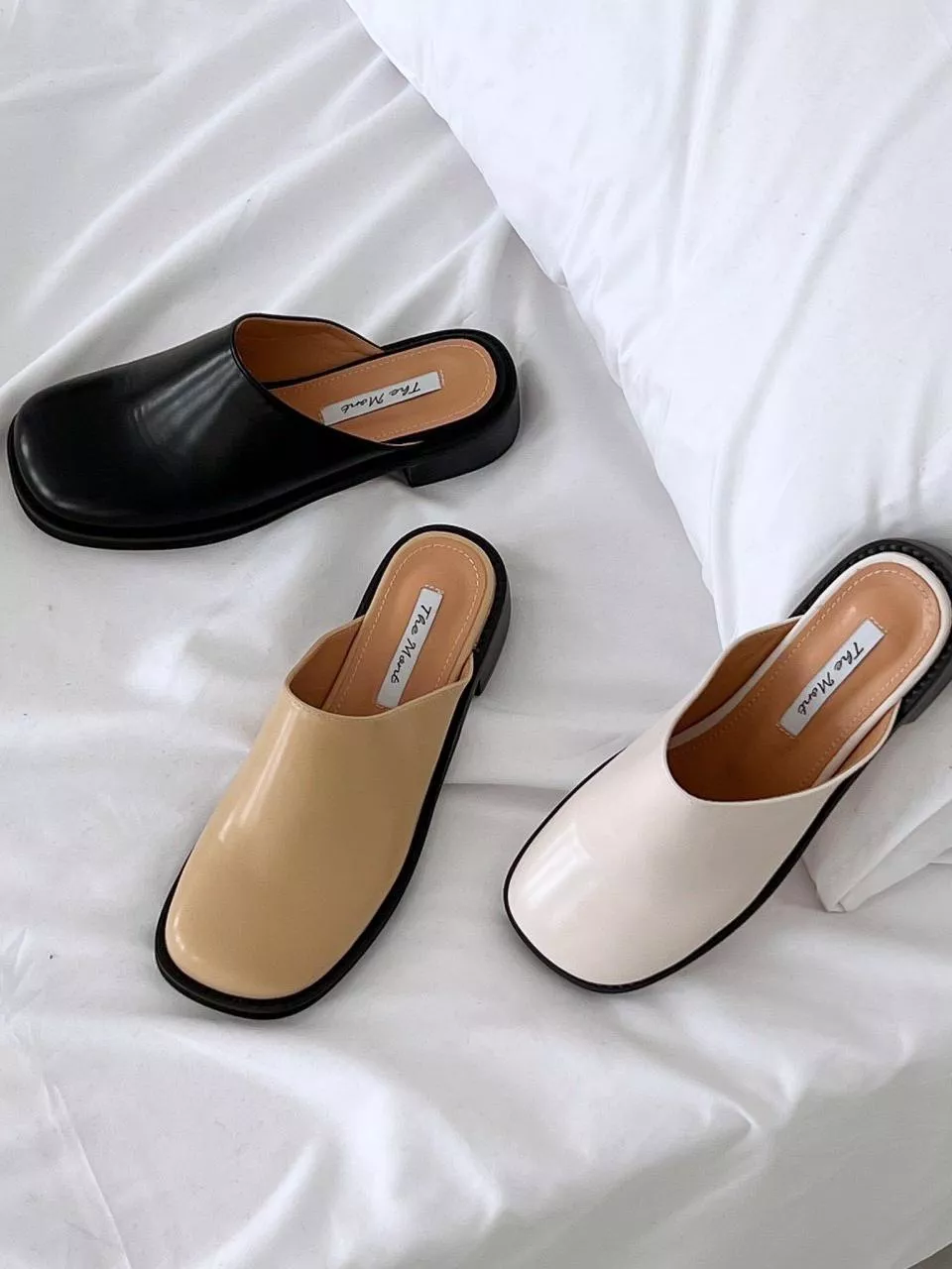 舒適感滿分圓頭穆勒拖鞋 #1304