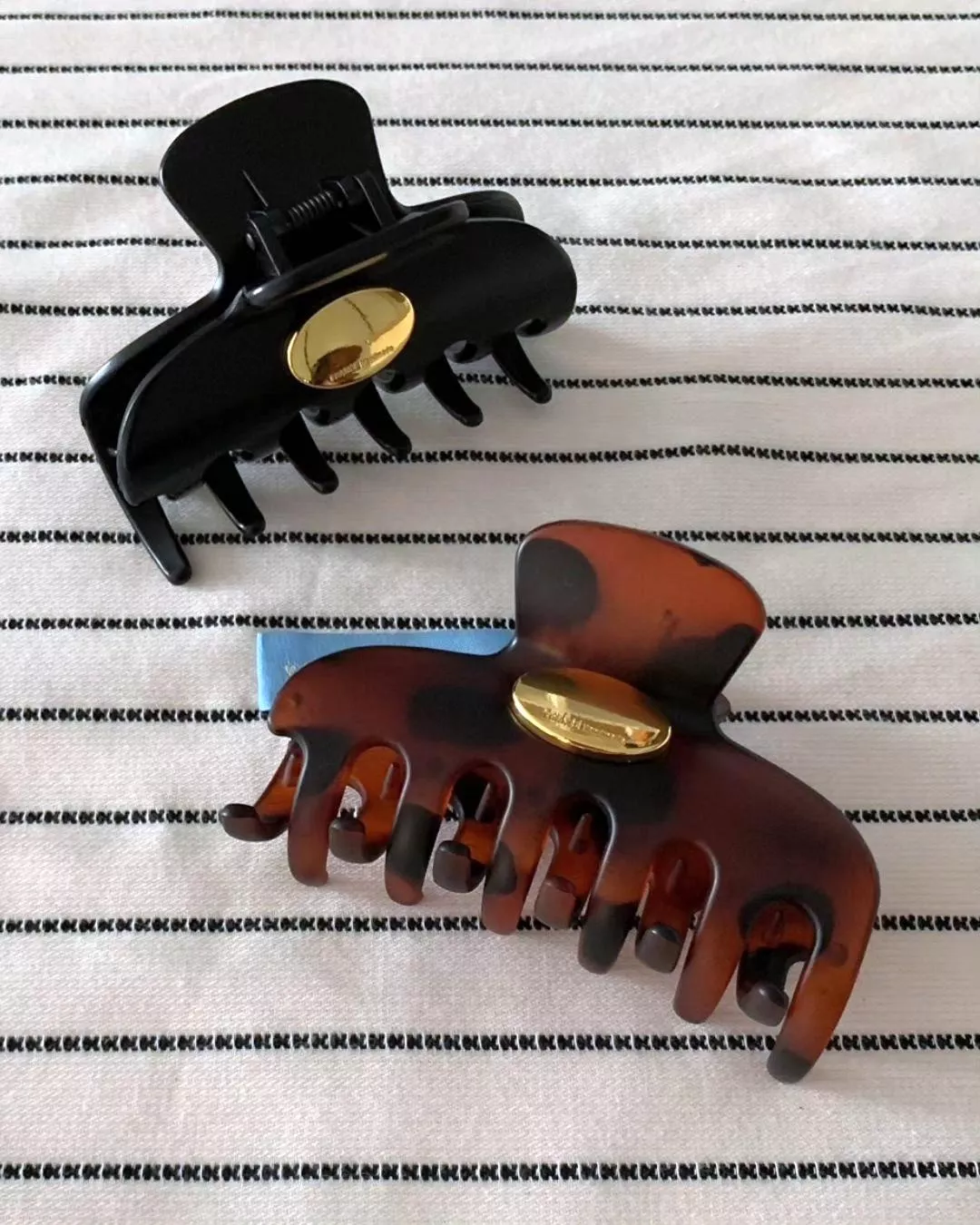 美拉德色金標琥珀抓夾 #H167/97527446