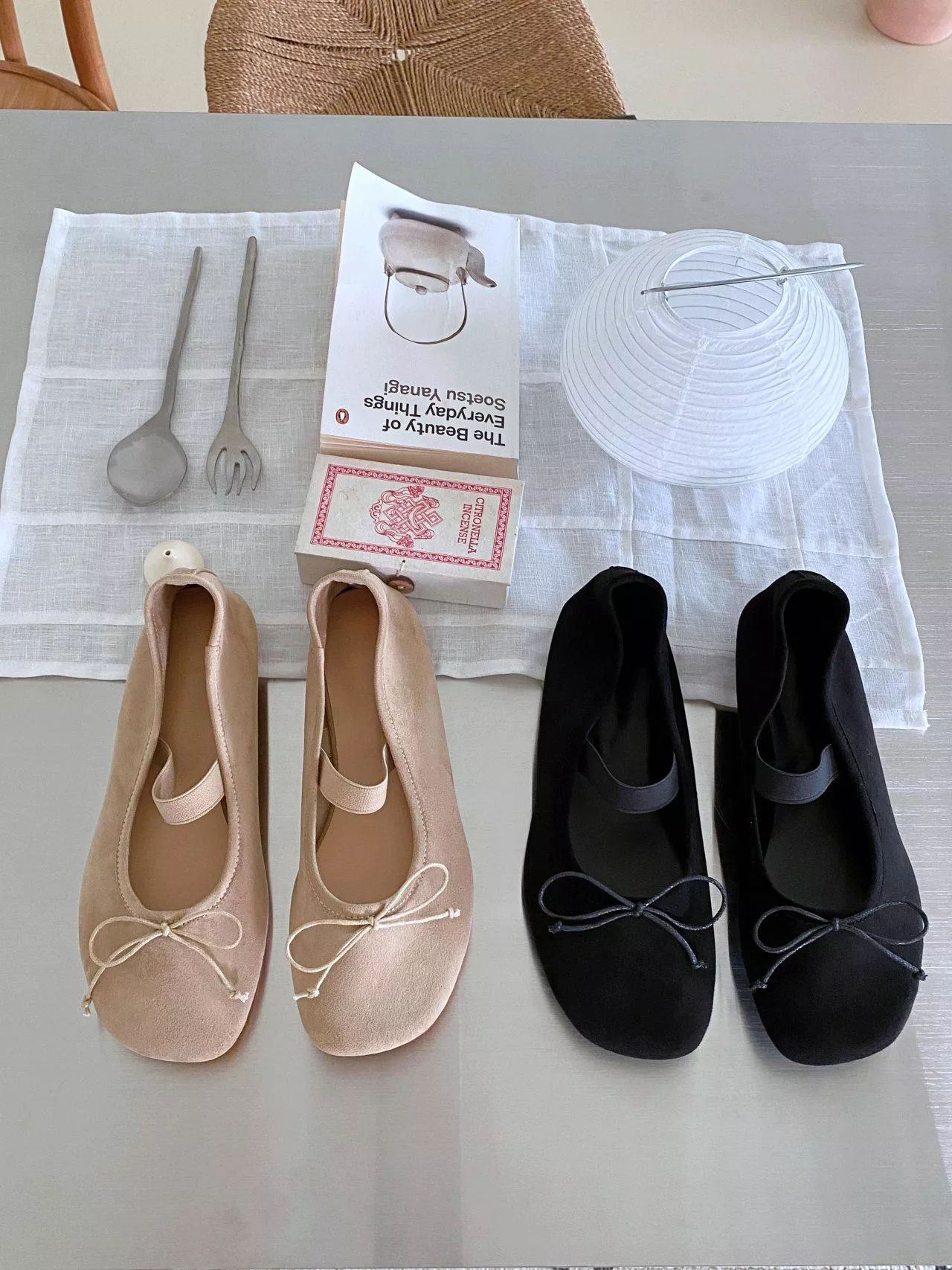 鬆緊帶舒適柔軟麂皮瑪莉珍鞋 #5010