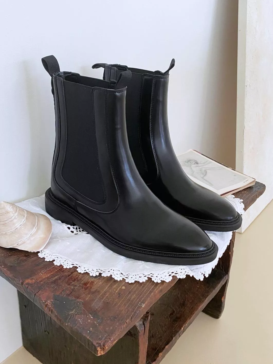 側鬆緊帶切爾西短靴 #5008