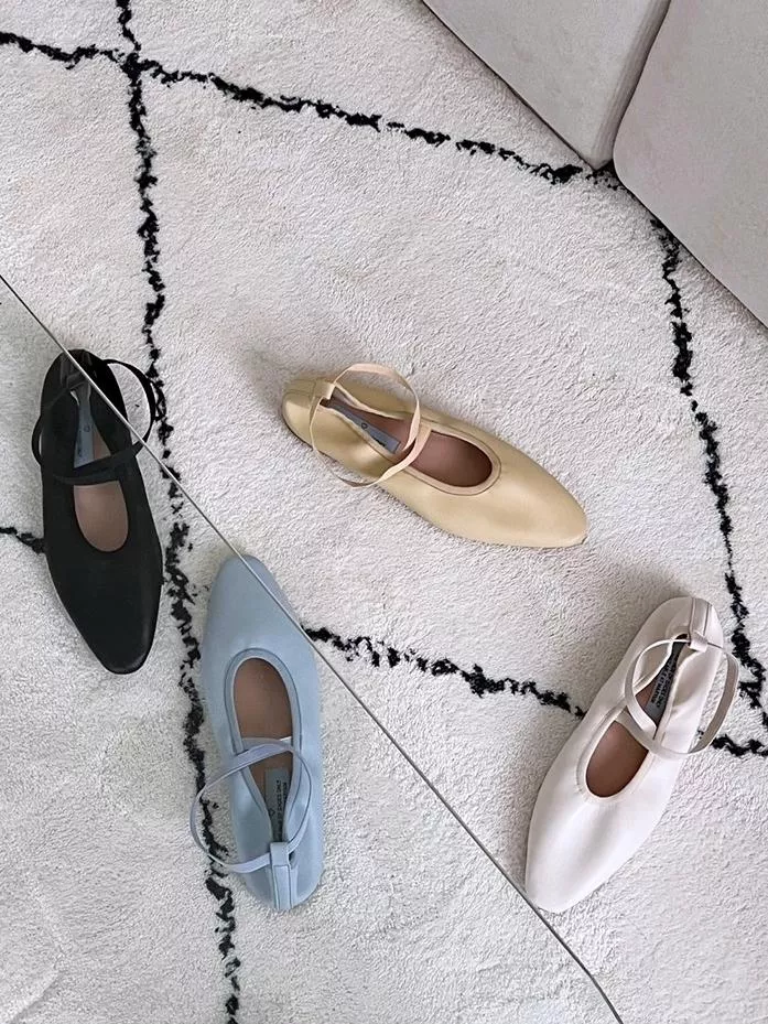 鬆緊帶平底芭蕾舞鞋 #6173