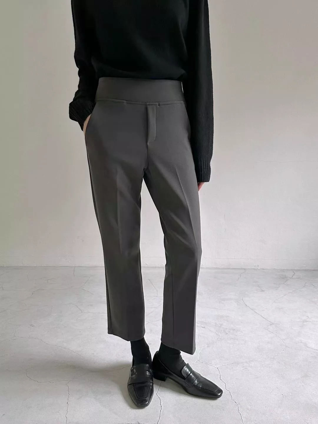 超強收小腹不貼腿九分西裝褲 Vetica家 #S96743258