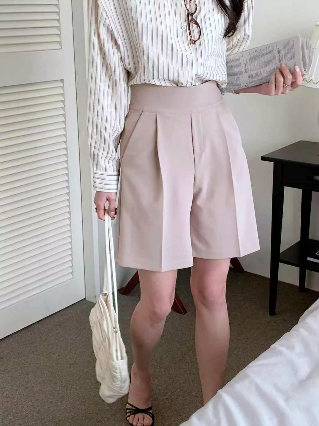 -5kg 彈性收腹涼感四分褲 Vetica家 #S97817130