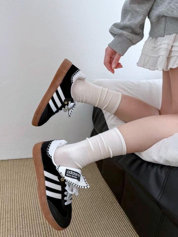 🌵素色堆堆襪 鞋子搭配