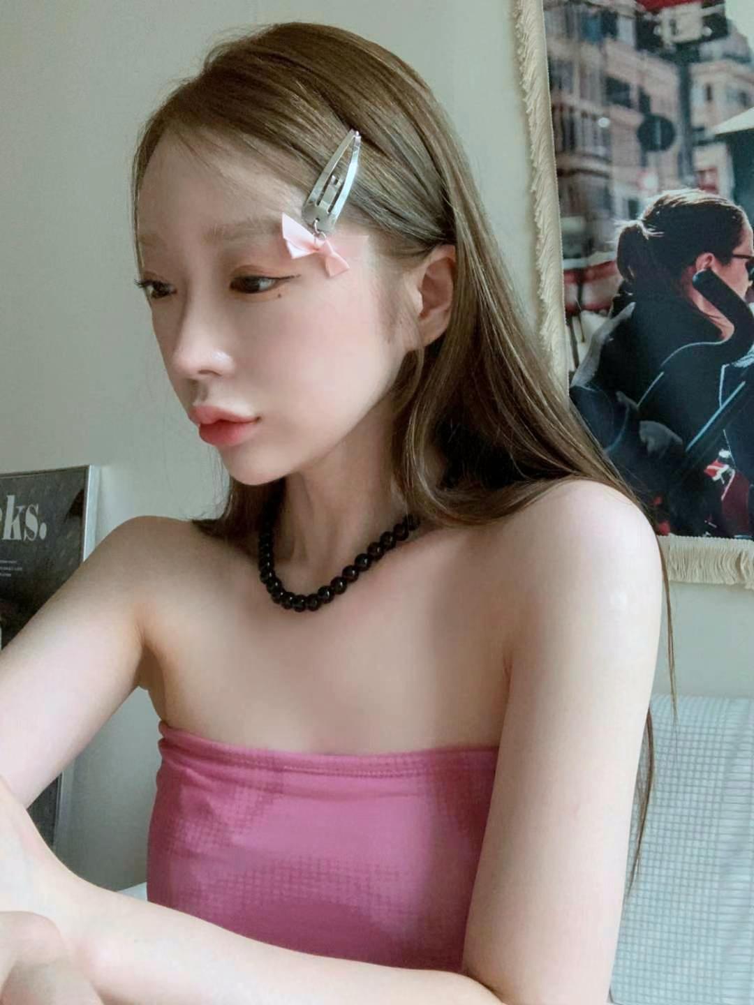 黑色串珠項鍊 #N036