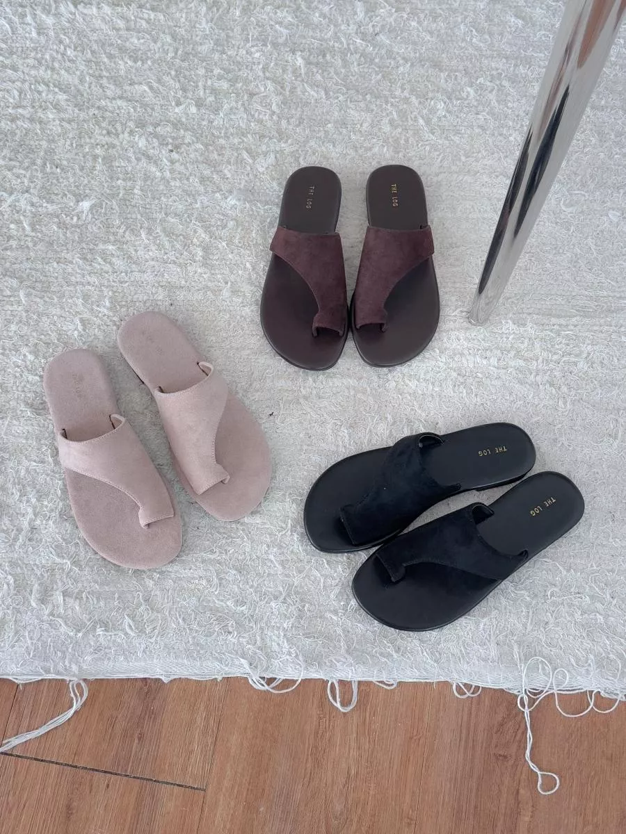 設計感內側中空套趾拖鞋 #1022