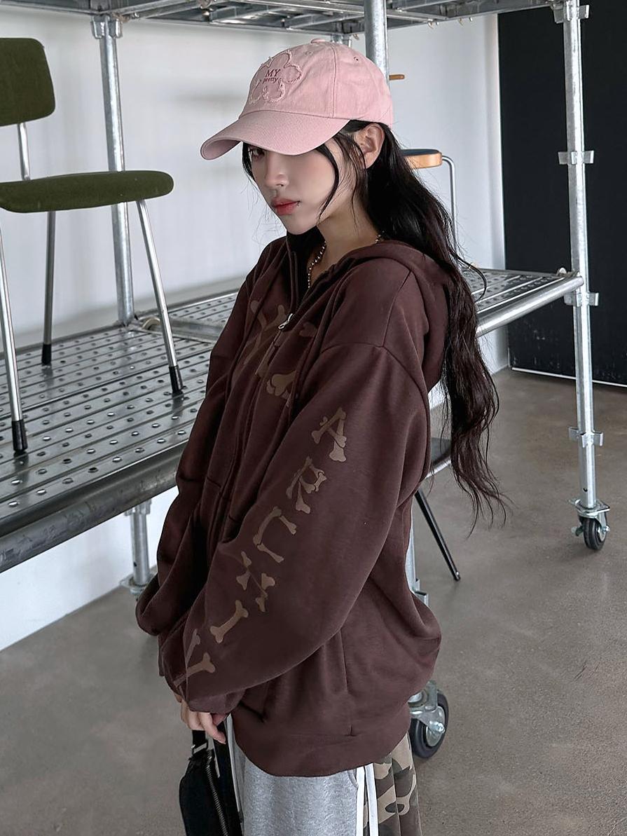 MY pretty碎邊抓鬚花朵棒球帽 #96430454