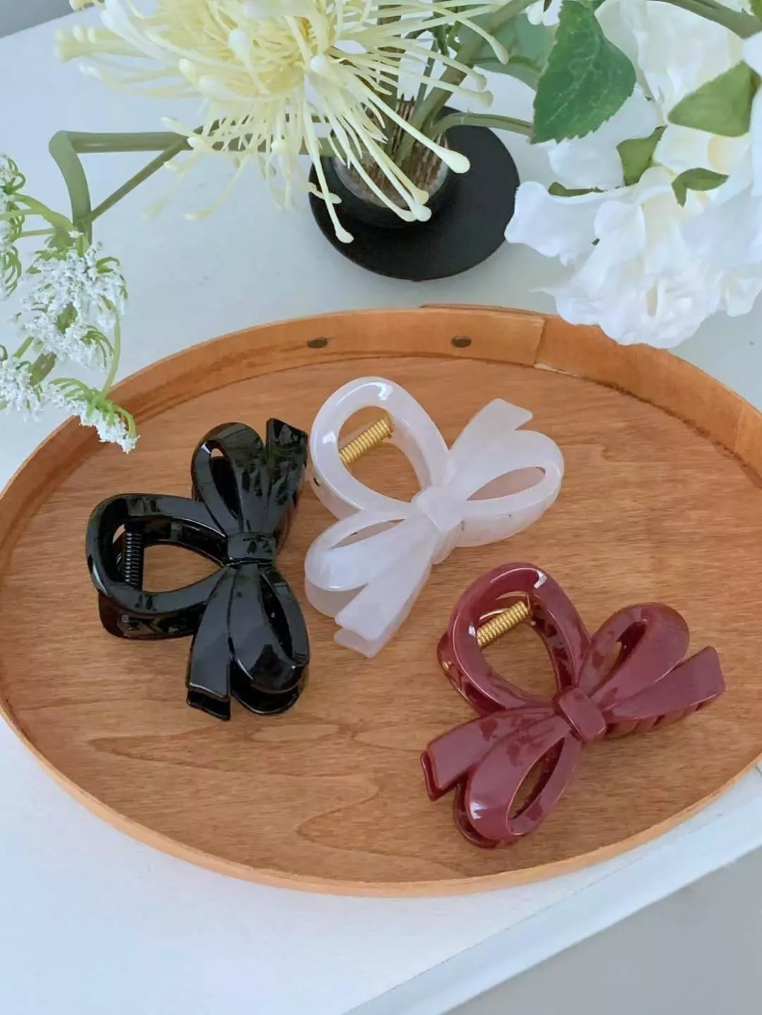 甜美蝴蝶結抓夾 #H768