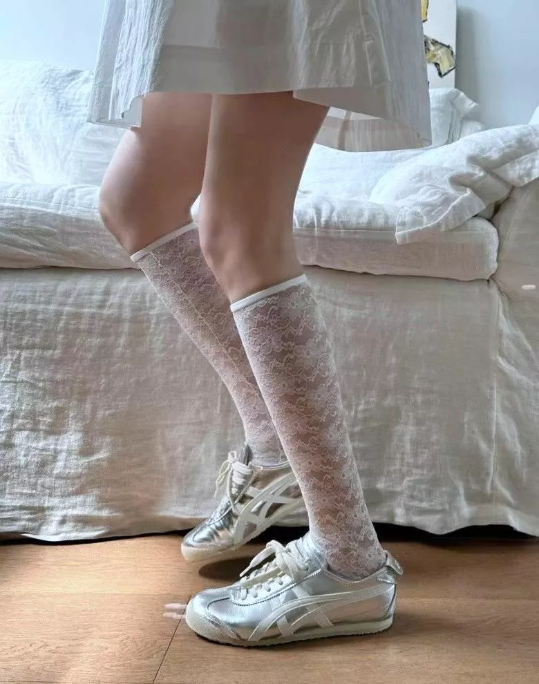 🌵黛安娜蕾絲及膝襪 鞋子搭配 #US2112