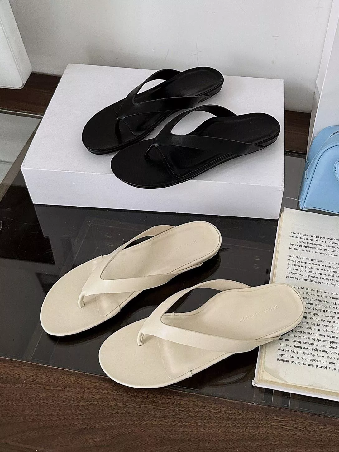 可摺疊舒適軟墊夾腳拖鞋 #386-2