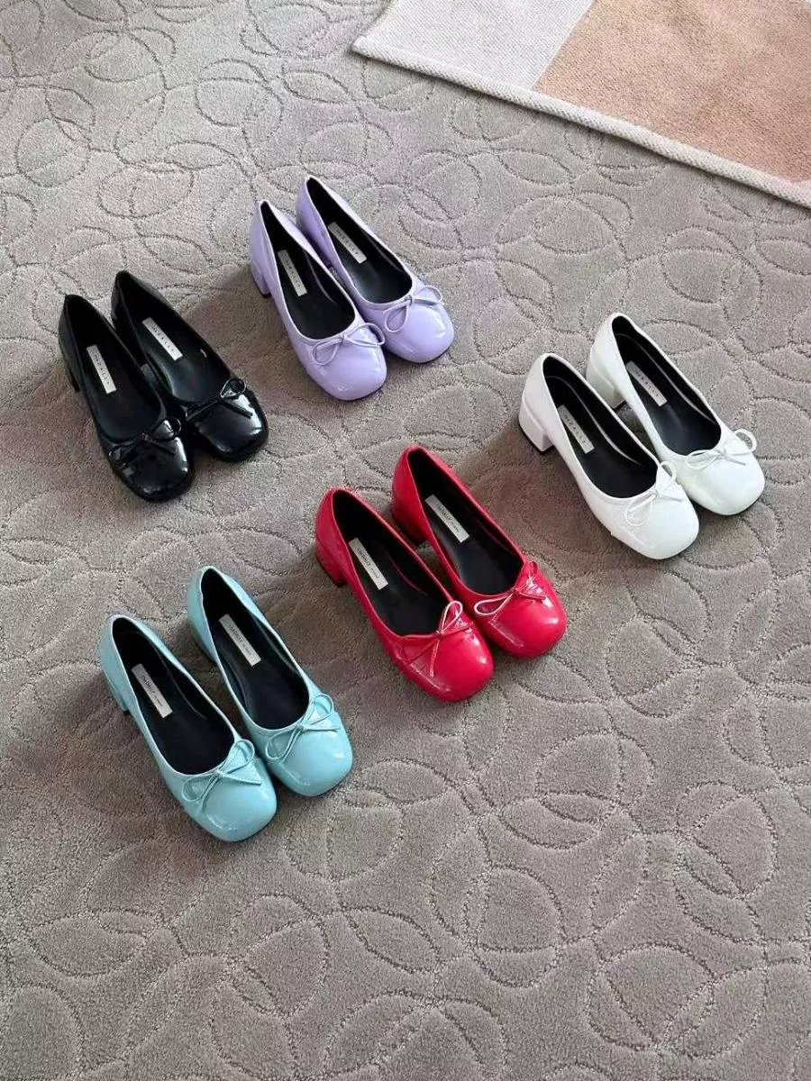 5cm剛剛好♡爆單蝴蝶結中跟鞋（新色登場） #8234