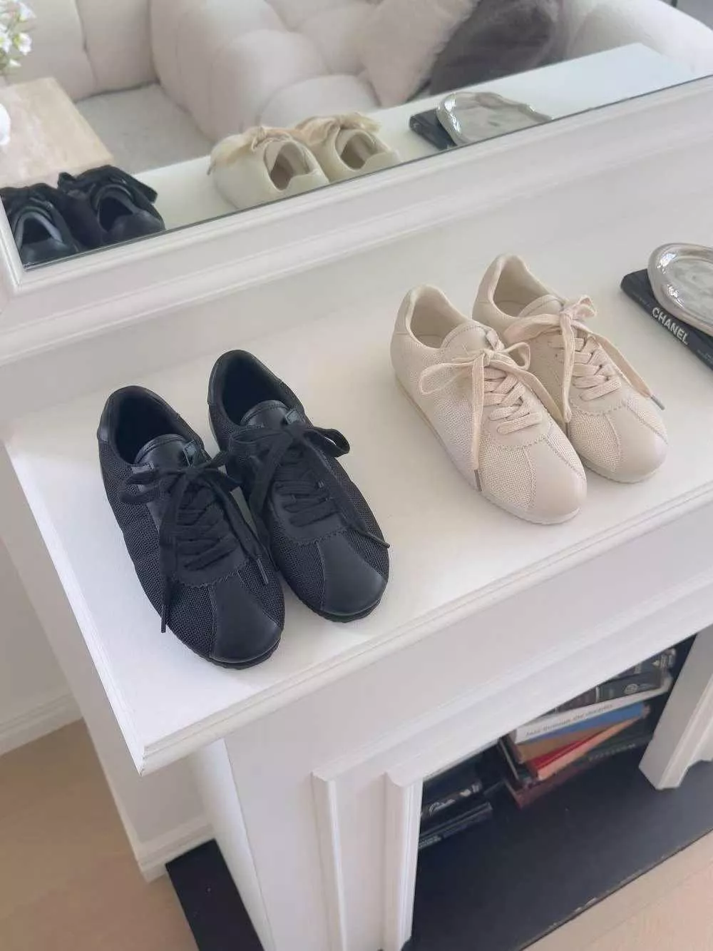 輕盈舒適👟素色繫帶休閒鞋 #1303