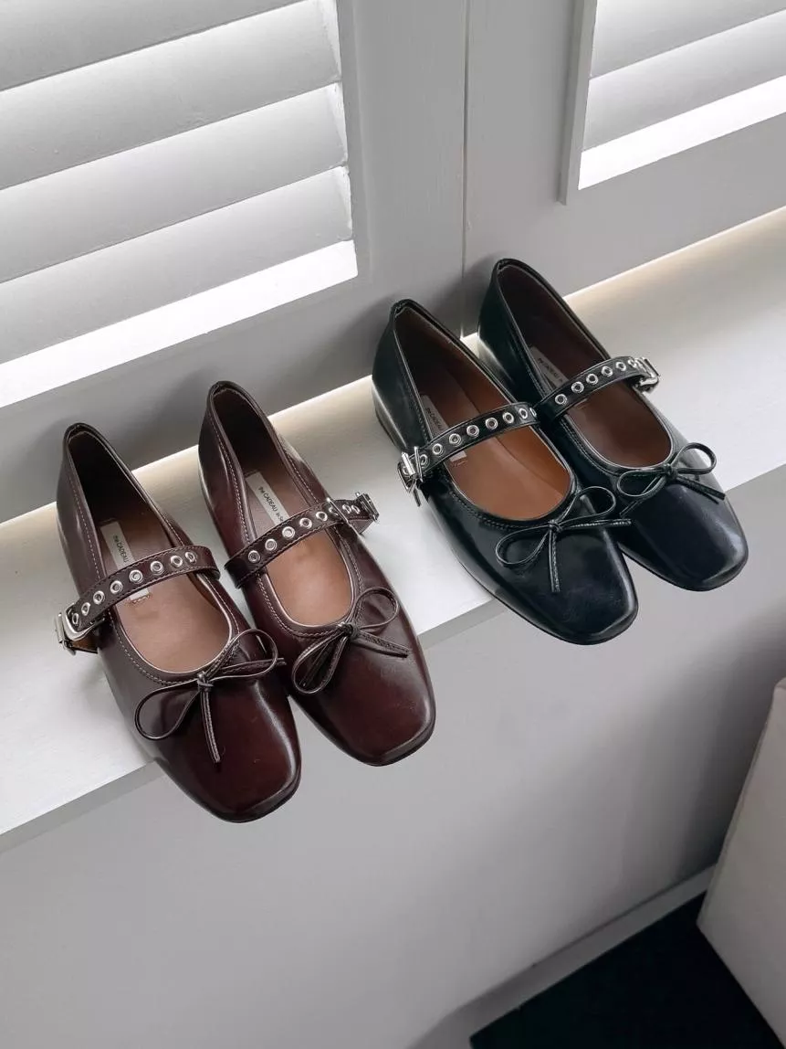 超可愛💕扣環裝飾瑪莉珍鞋 #9116