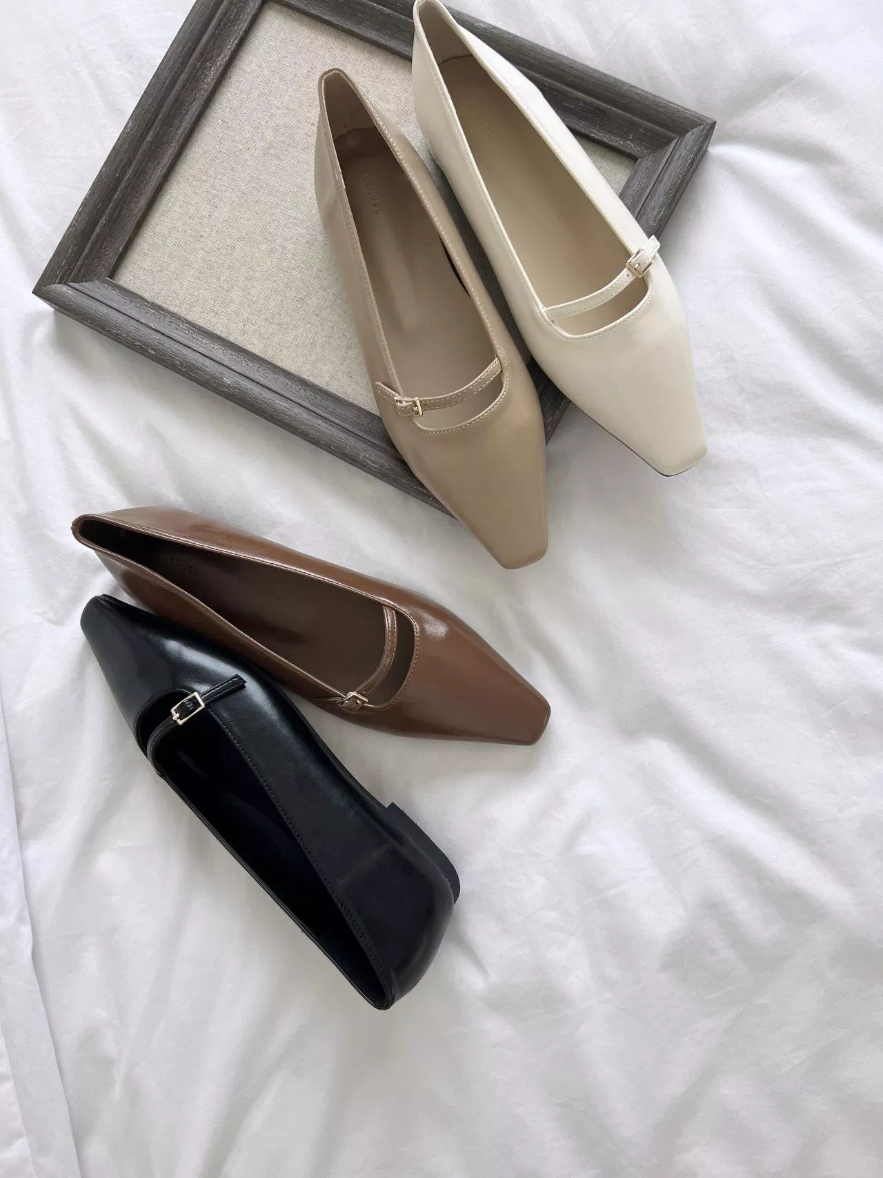 韓國空運🇰🇷｜【熱銷回歸🔥】瑪莉珍平底鞋 修長方頭 百搭可愛單鞋 👡 #7701