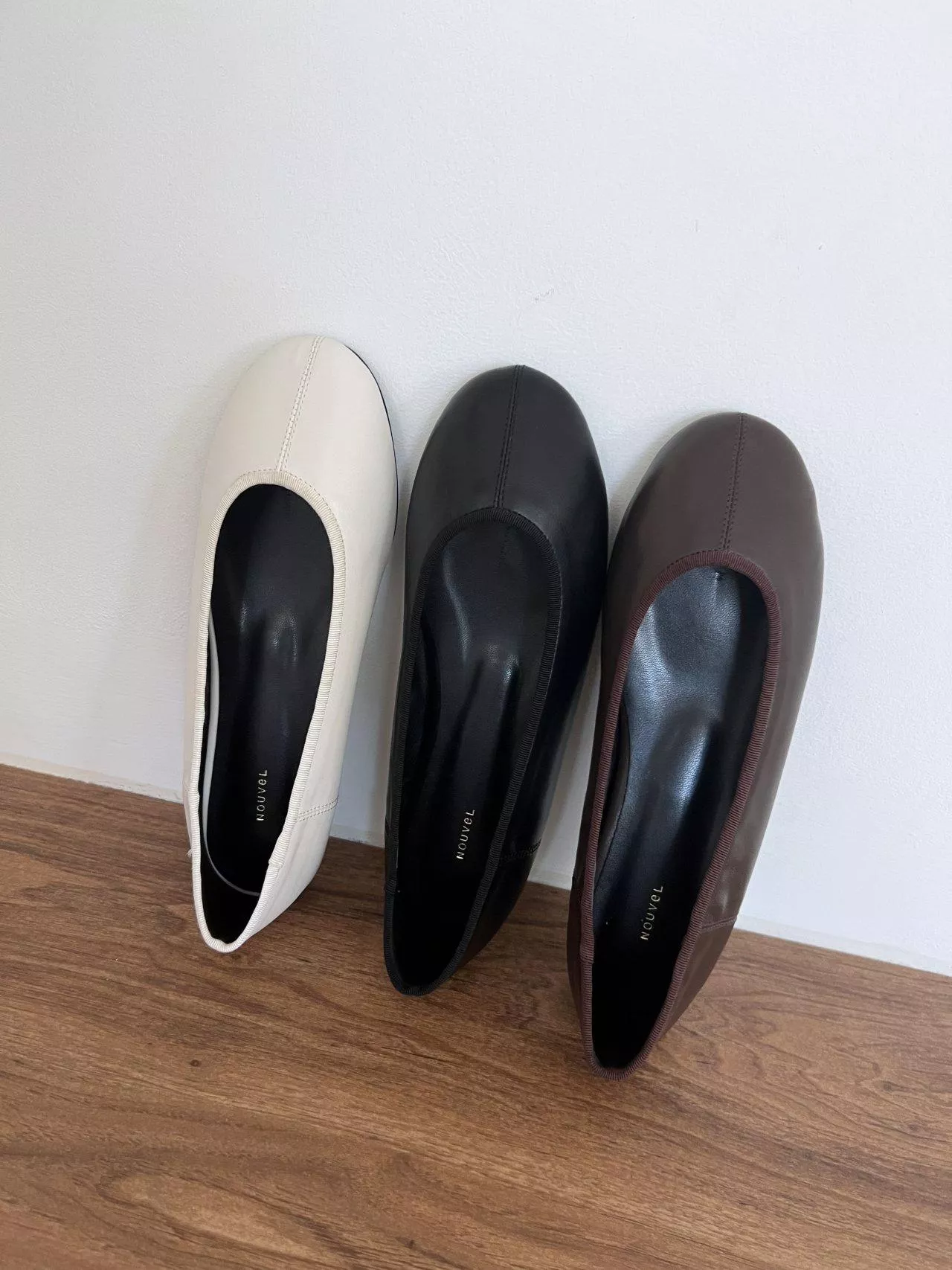 韓國空運🇰🇷｜百搭氣質款💖 秋季新款 圓頭平底鞋 前端中縫線設計 #7906