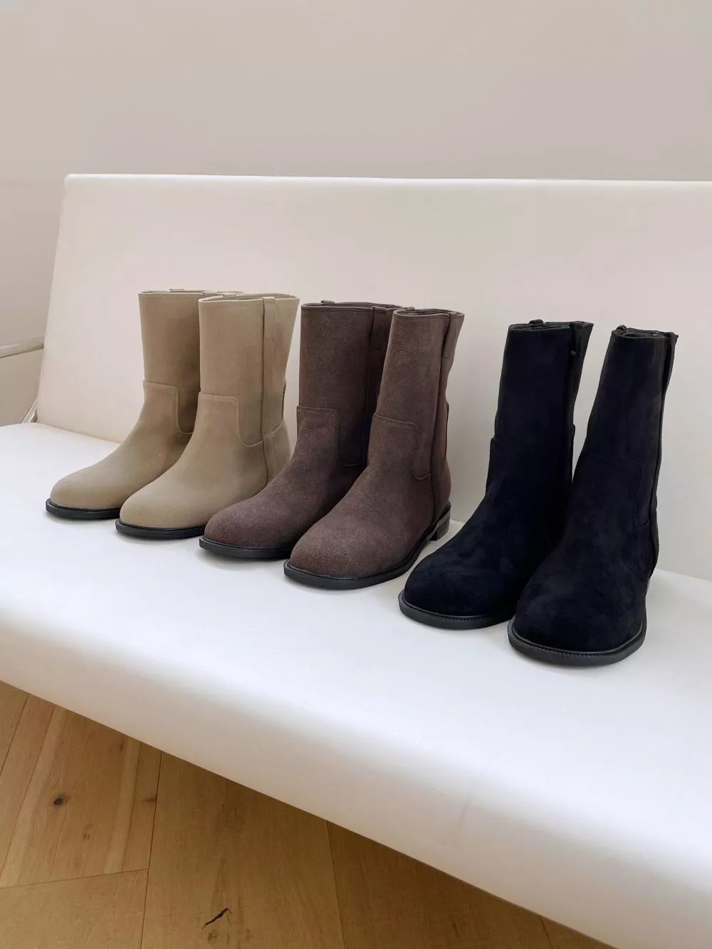 韓國空運🇰🇷｜【日常百搭】👢 中筒短靴 ✨ 舒適好走 氣質必備 #4910