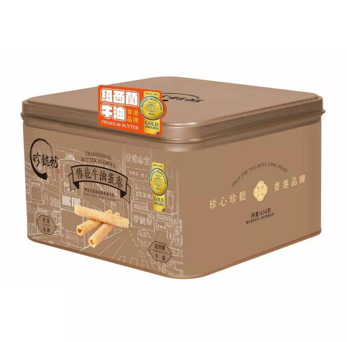 珍懿坊 傳統牛油蛋卷 454 GM