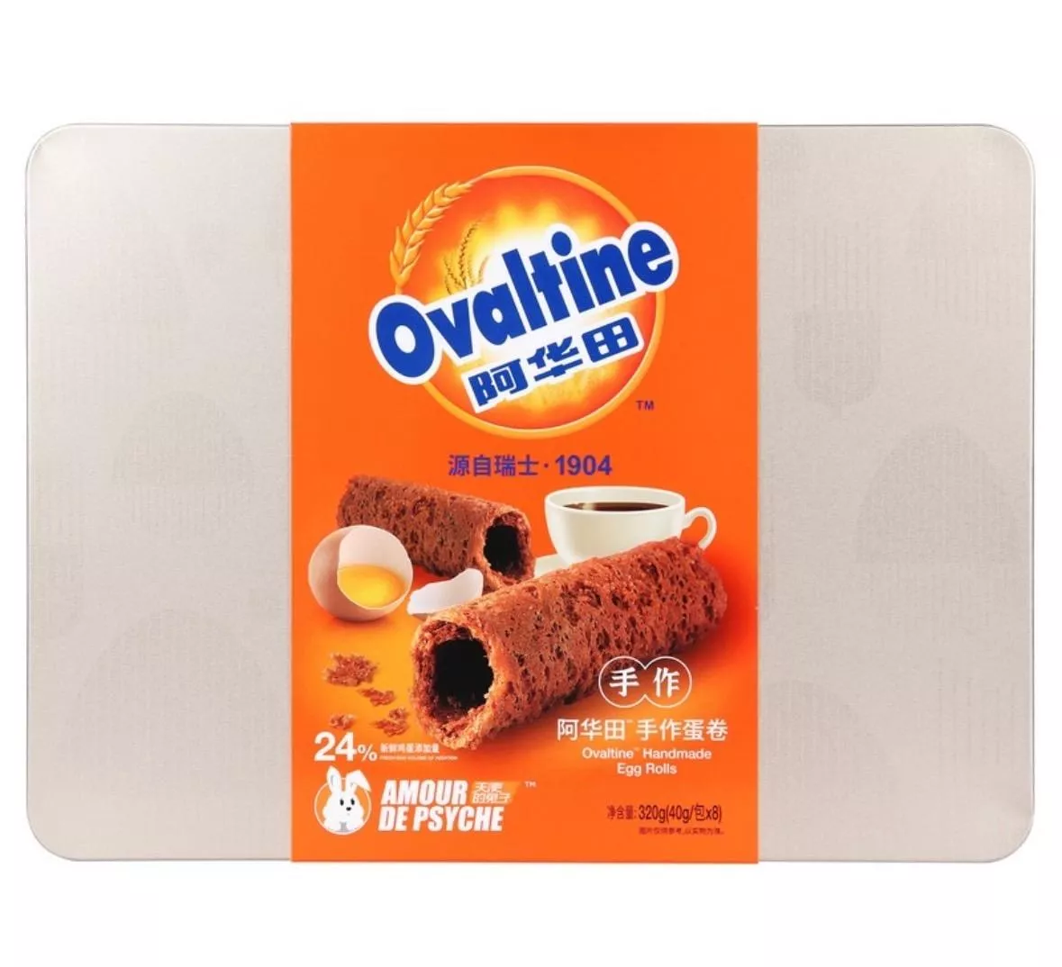 阿華田手作蛋卷禮盒320G