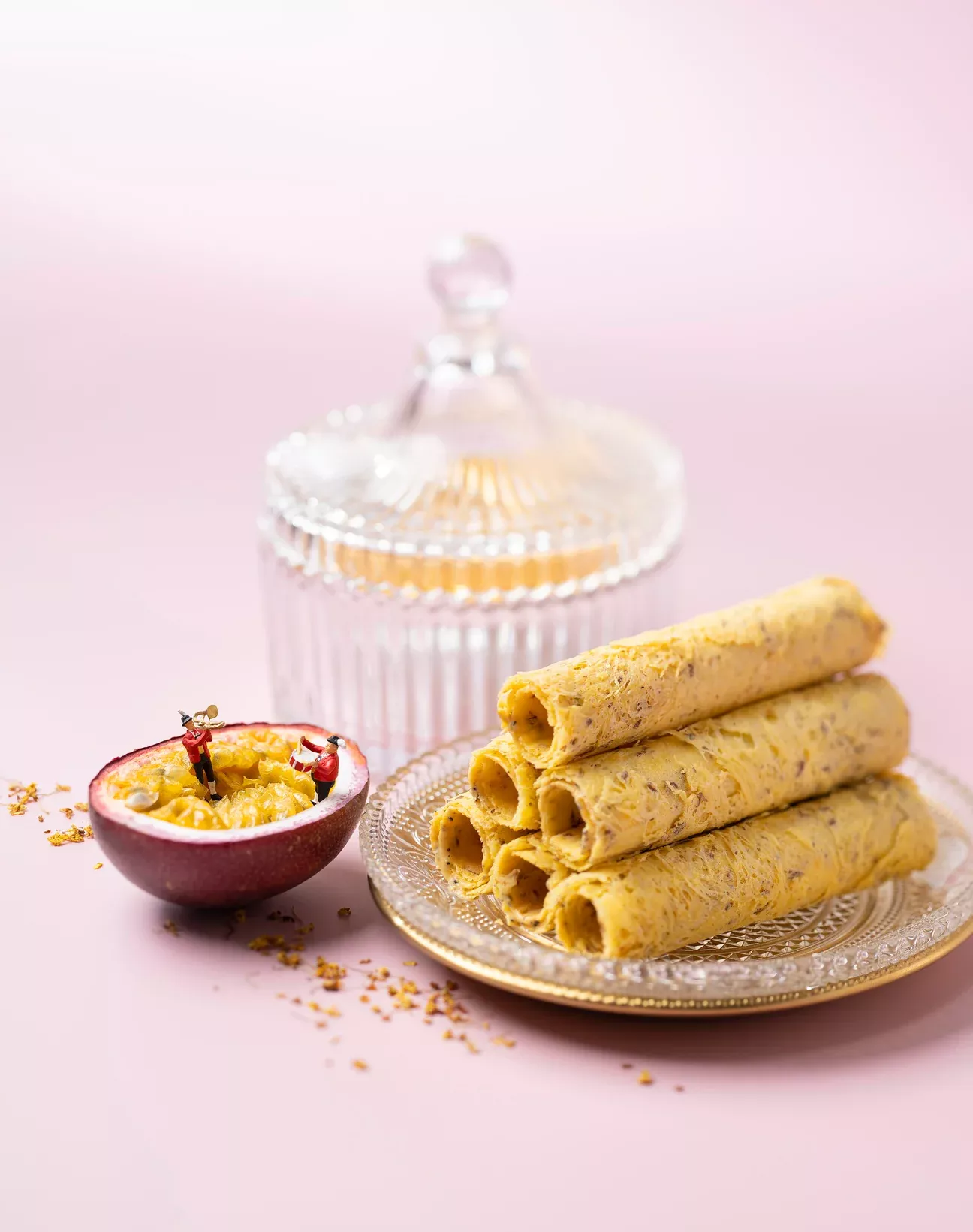 桂花熱情果蛋卷