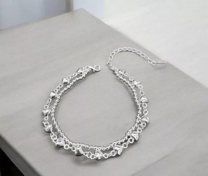 2in1 (珠子 & 心形)組合手鏈