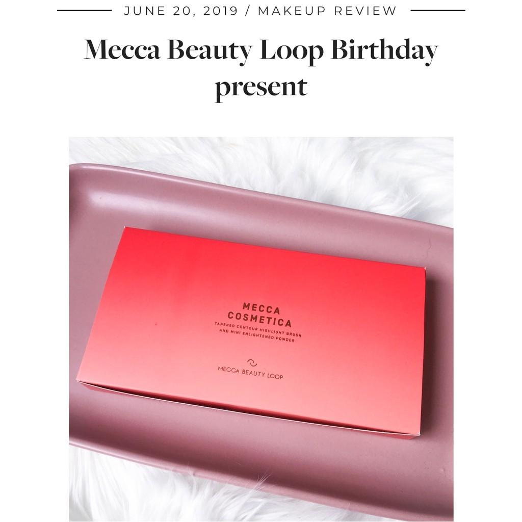 澳洲Mecca Cosmetica ㊣火苗款打亮刷 腮紅刷敏感肌專用☺❤