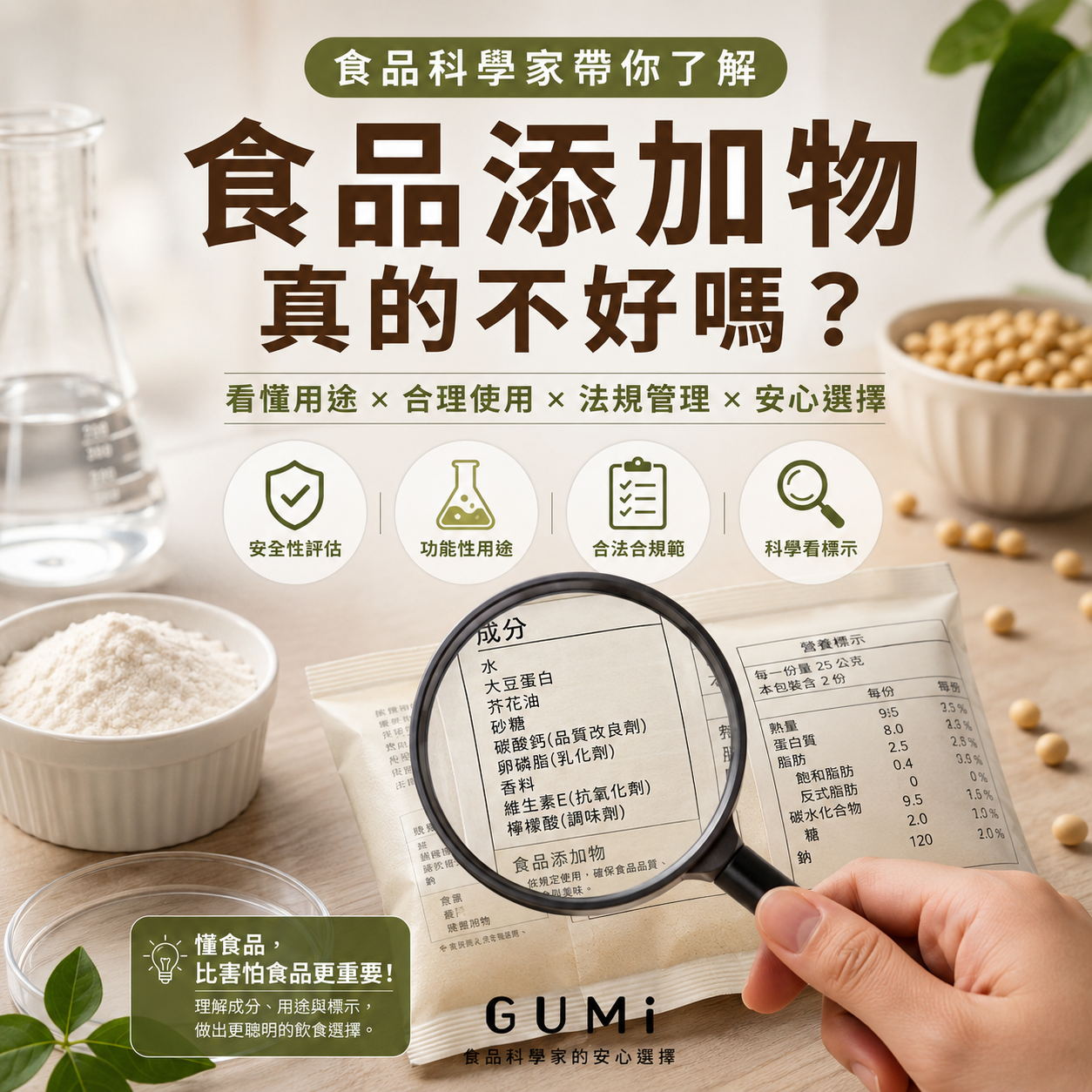 食品添加物真的不好嗎？食品科學家教你看懂「添加物」背後的真相