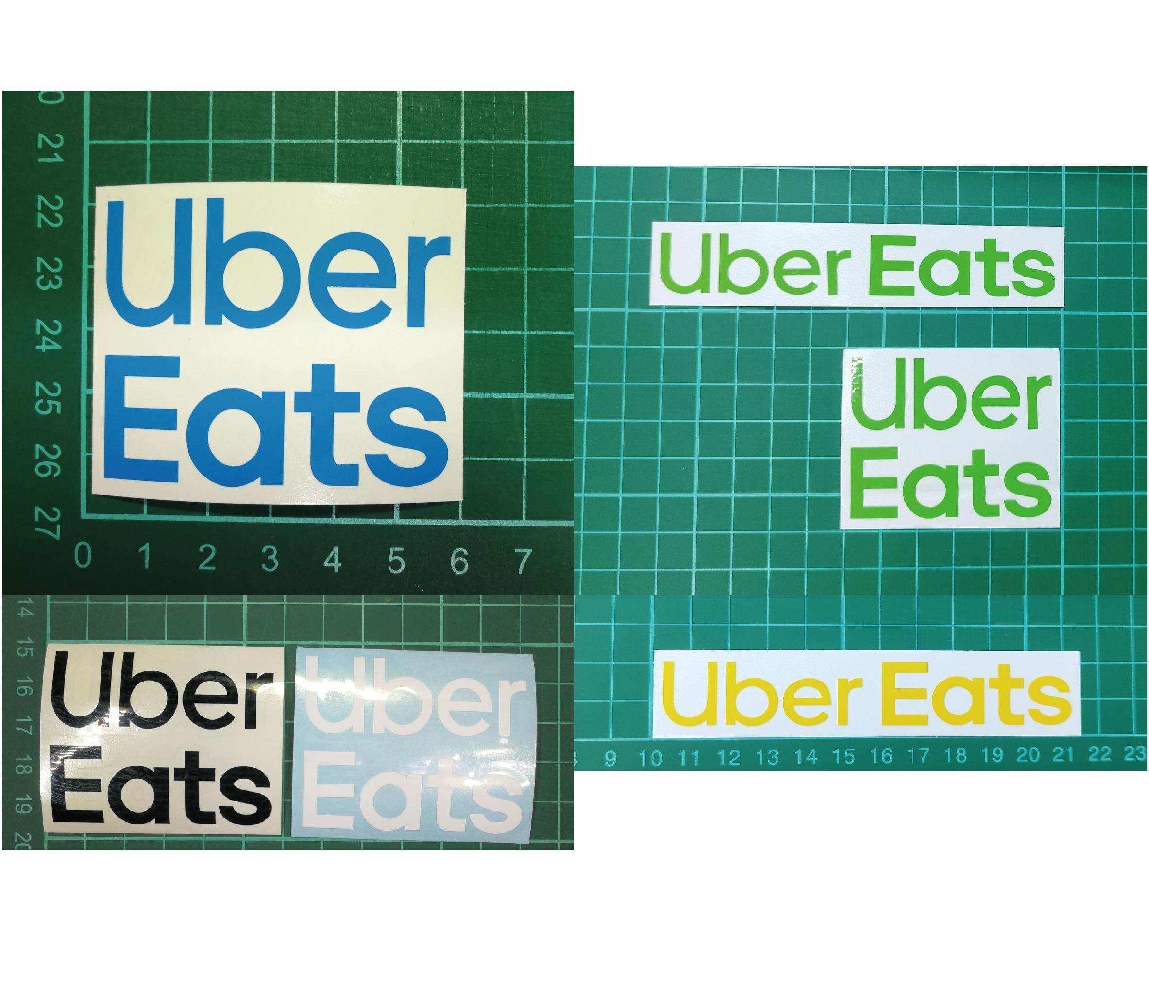 uber eats 581 反光貼紙