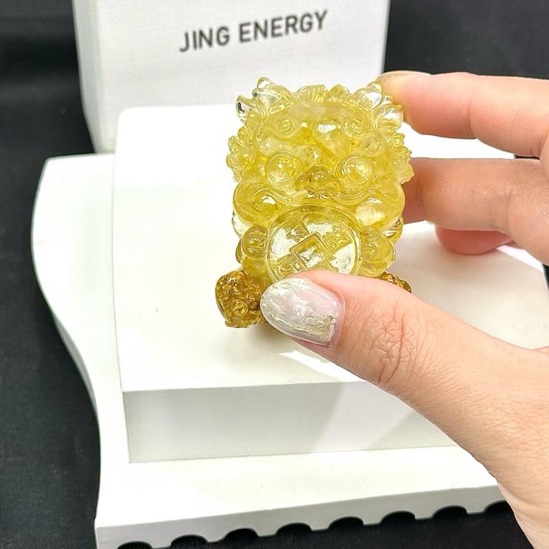 淨皮皮｜貔貅｜咬錢神獸｜黃水晶｜強強聯手｜極度吸金｜招財聚財｜幫助業績