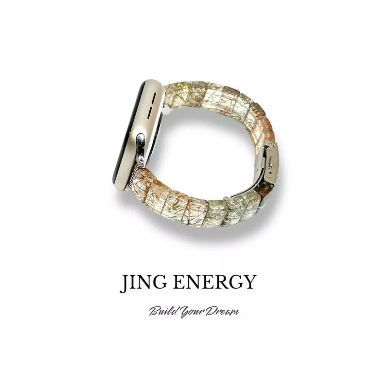 ｜黑金超七水晶錶帶｜