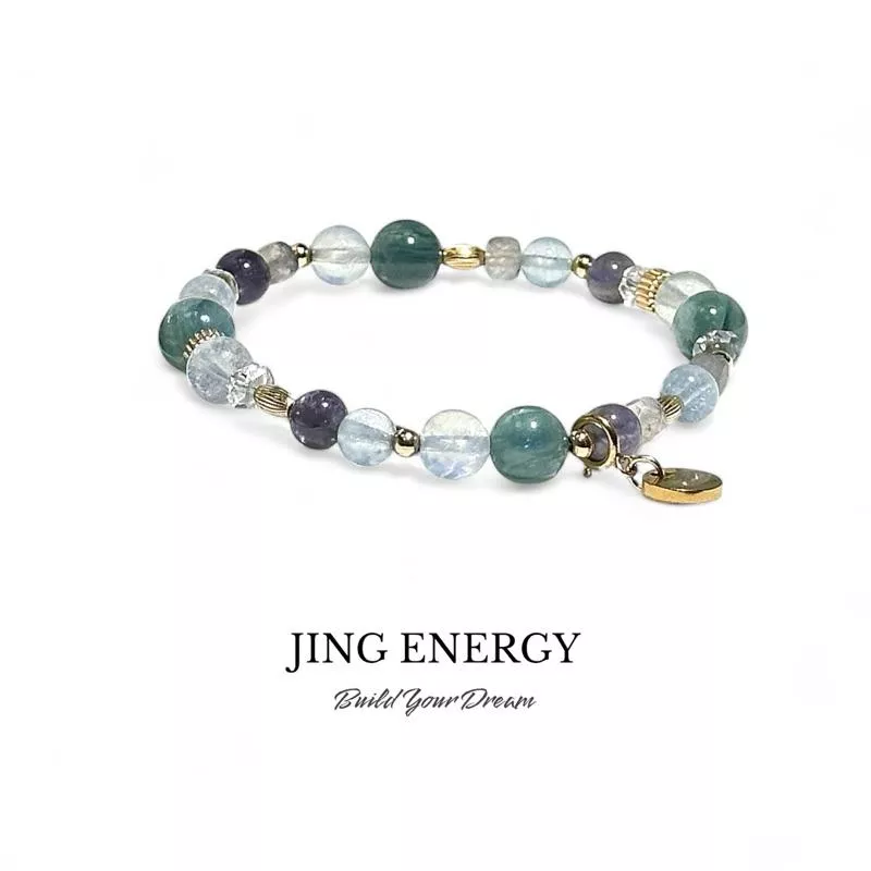 靈魂之鏡｜藍綠晶｜業務員的秘密武器｜提升表達力｜幫助業績｜轉運手鍊｜設計款水晶｜招財水晶手鍊｜海藍寶｜堇青石｜水晶手鍊