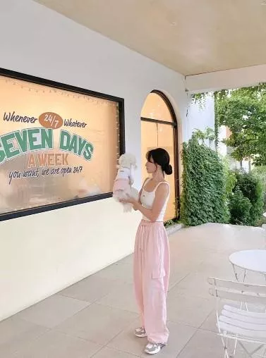 韓國小選品 休閒風親子裝長褲