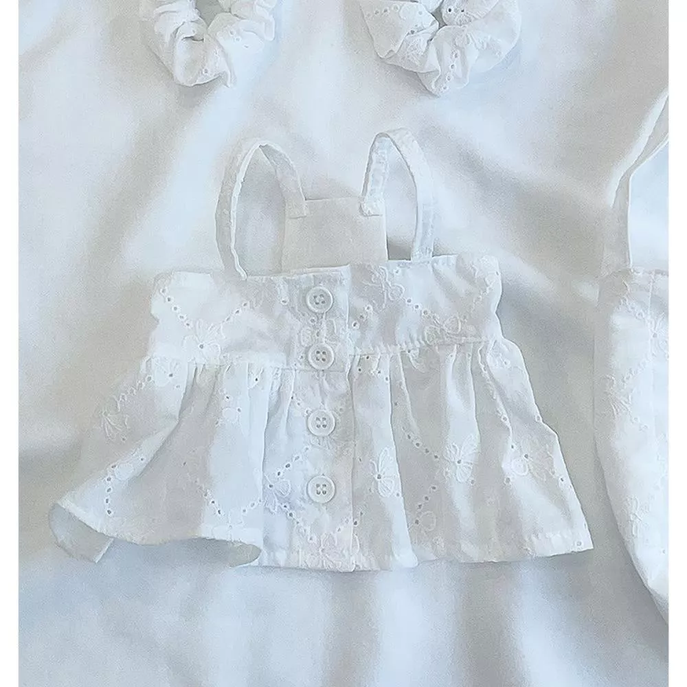 韓國小選品 蝴蝶結刺繡小洋裝